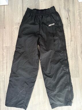 Vintage Brooks Black Zip Up Track Pants